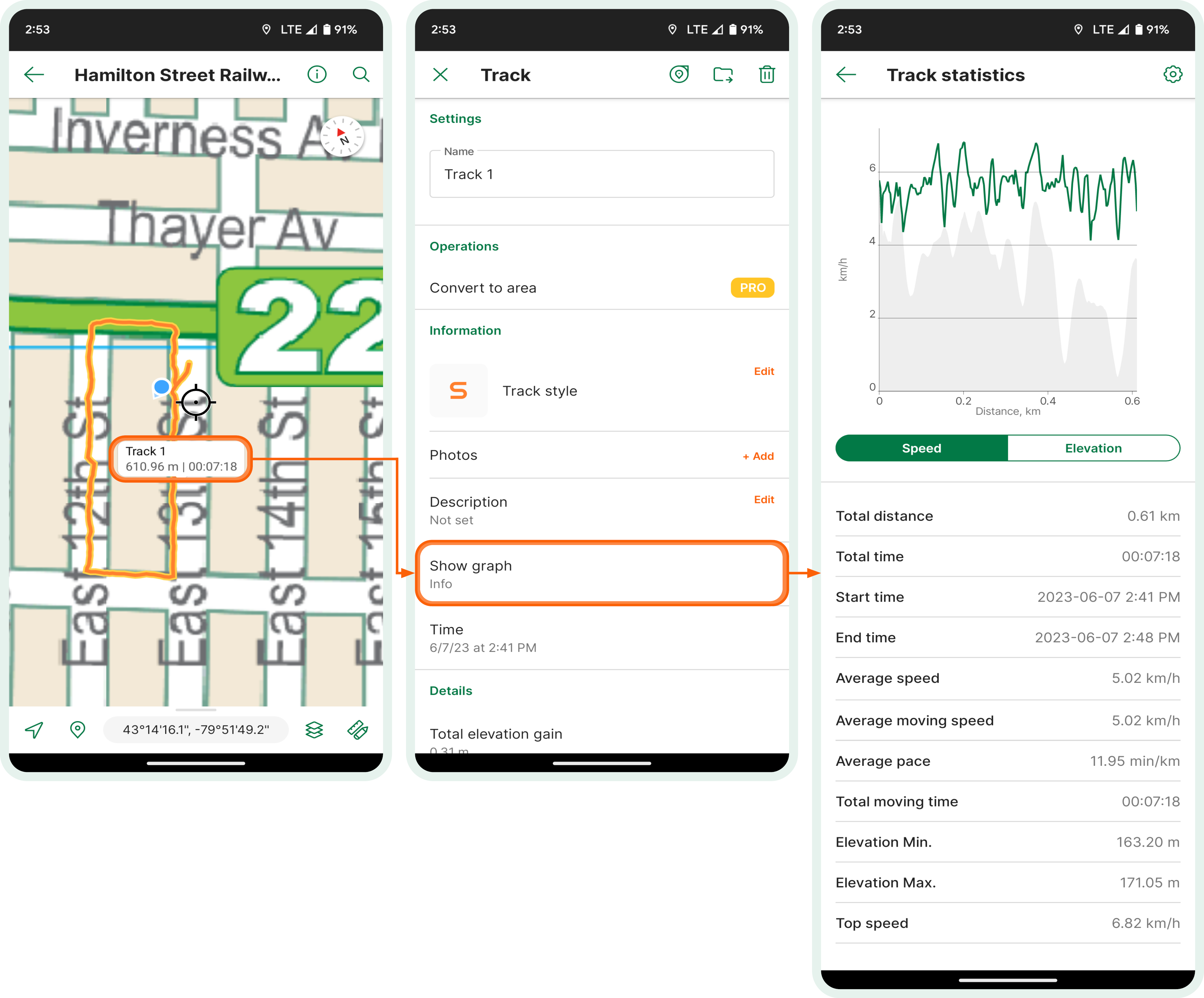 Record GPS Tracks Tool Avenza Maps